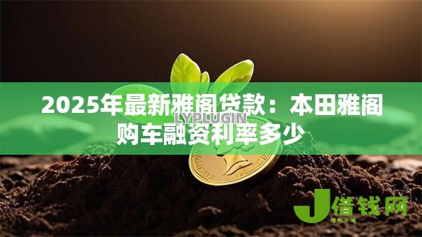 2025年最新雅阁贷款：本田雅阁购车融资利率多少