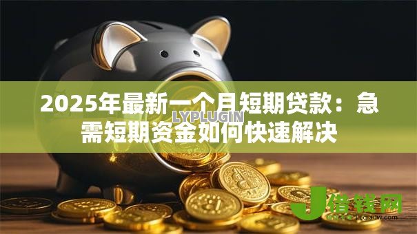 2025年最新一个月短期贷款：急需短期资金如何快速解决