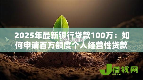 2025年最新银行贷款100万:如何申请百万额度个人经营性贷款 2025年最新银行贷款100万:如何申请百万额度个人经营性贷款