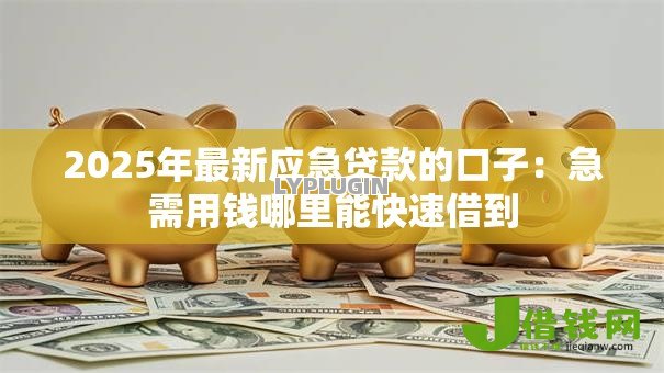 2025年最新应急贷款的口子:急需用钱哪里能快速借到 2025年最新应急贷款的口子:急需用钱哪里能快速借到