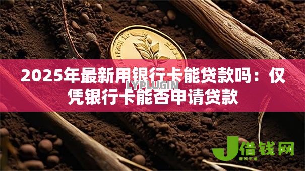 2025年最新用银行卡能贷款吗：仅凭银行卡能否申请贷款