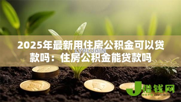 2025年最新用住房公积金可以贷款吗：住房公积金能贷款吗