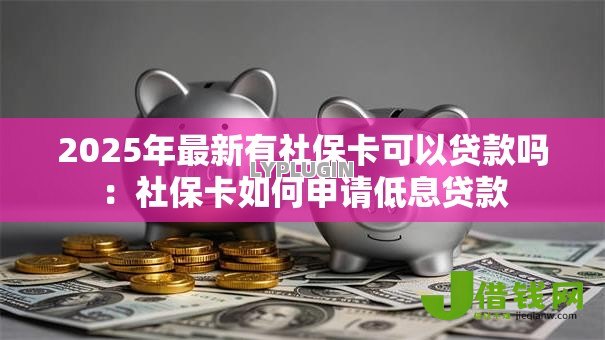 2025年最新有社保卡可以贷款吗:社保卡如何申请低息贷款 2025年最新有社保卡可以贷款吗:社保卡如何申请低息贷款