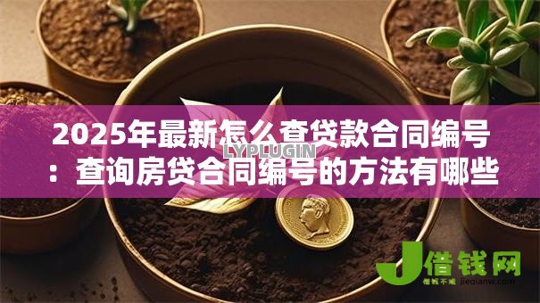 2025年最新怎么查贷款合同编号:查询房贷合同编号的方法有哪些 2025年最新怎么查贷款合同编号:查询房贷合同编号的方法有哪些