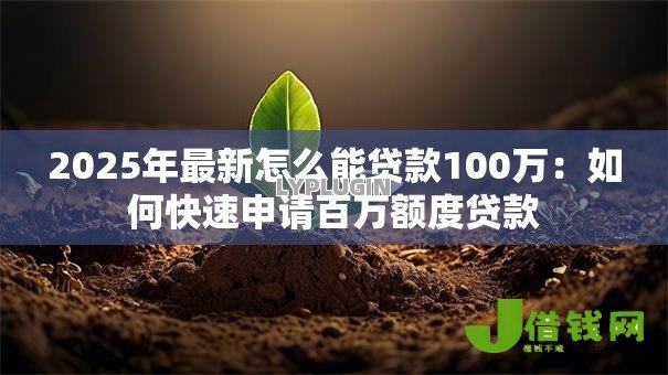 2025年最新怎么能贷款100万:如何快速申请百万额度贷款 2025年最新怎么能贷款100万:如何快速申请百万额度贷款