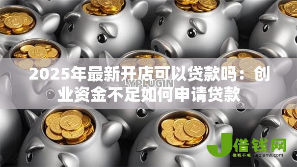 2025年最新开店可以贷款吗：创业资金不足如何申请贷款
