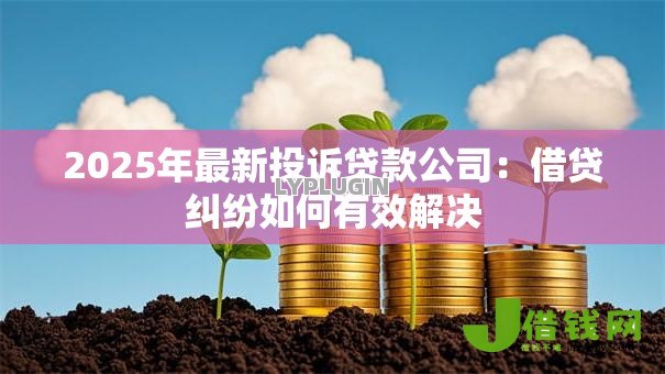 2025年最新投诉贷款公司：借贷纠纷如何有效解决