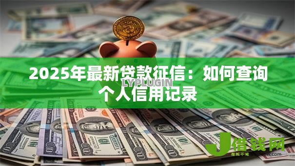 2025年最新贷款征信：如何查询个人信用记录