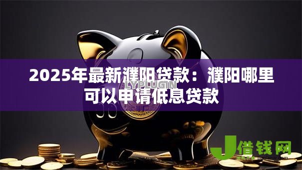 2025年最新濮阳贷款:濮阳哪里可以申请低息贷款 2025年最新濮阳贷款:濮阳哪里可以申请低息贷款
