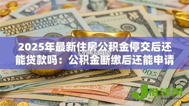 2025年最新住房公积金停交后还能贷款吗：公积金断缴后还能申请贷款吗