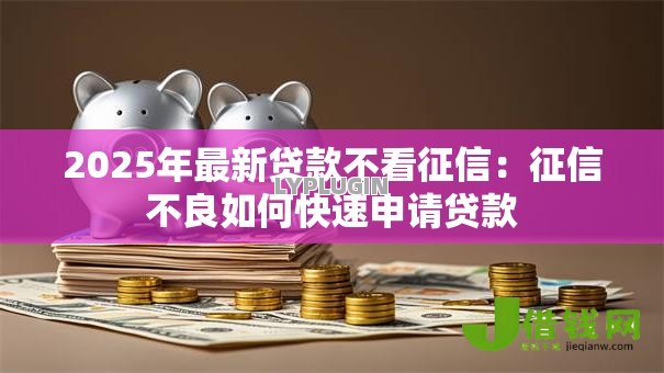 2025年最新贷款不看征信:征信不良如何快速申请贷款 2025年最新贷款不看征信:征信不良如何快速申请贷款