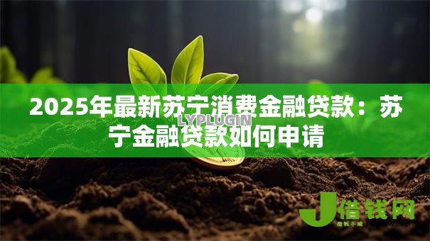 2025年最新苏宁消费金融贷款：苏宁金融贷款如何申请