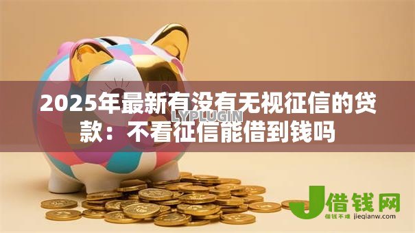 2025年最新有没有无视征信的贷款：不看征信能借到钱吗