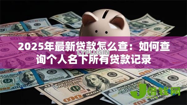 2025年最新贷款怎么查:如何查询个人名下所有贷款记录 2025年最新贷款怎么查:如何查询个人名下所有贷款记录