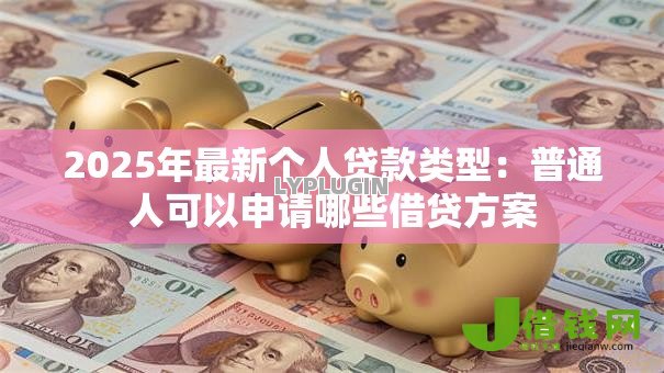 2025年最新个人贷款类型:普通人可以申请哪些借贷方案 2025年最新个人贷款类型:普通人可以申请哪些借贷方案