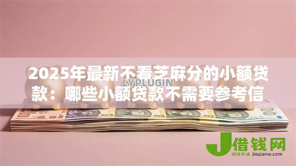 2025年最新不看芝麻分的小额贷款:哪些小额贷款不需要参考信用分 2025年最新不看芝麻分的小额贷款:哪些小额贷款不需要参考信用分