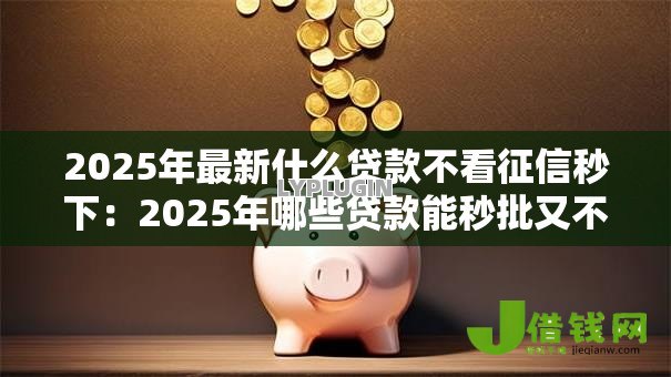 2025年最新什么贷款不看征信秒下:2025年哪些贷款能秒批又不查征信 2025年最新什么贷款不看征信秒下:2025年哪些贷款能秒批又不查征信