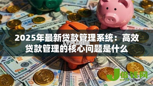2025年最新贷款管理系统：高效贷款管理的核心问题是什么