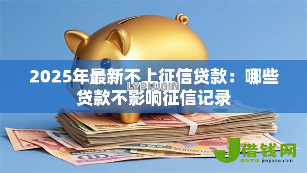 2025年最新不上征信贷款:哪些贷款不影响征信记录 2025年最新不上征信贷款:哪些贷款不影响征信记录