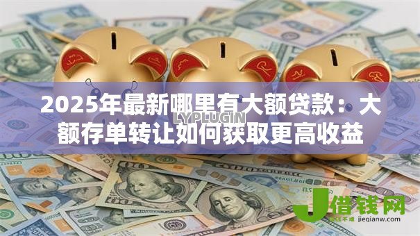 2025年最新哪里有大额贷款：大额存单转让如何获取更高收益