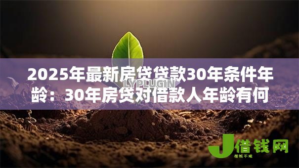 2025年最新房贷贷款30年条件年龄:30年房贷对借款人年龄有何限制 2025年最新房贷贷款30年条件年龄:30年房贷对借款人年龄有何限制