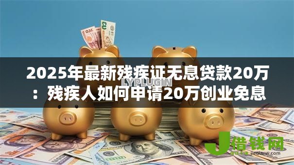 2025年最新残疾证无息贷款20万：残疾人如何申请20万创业免息贷款